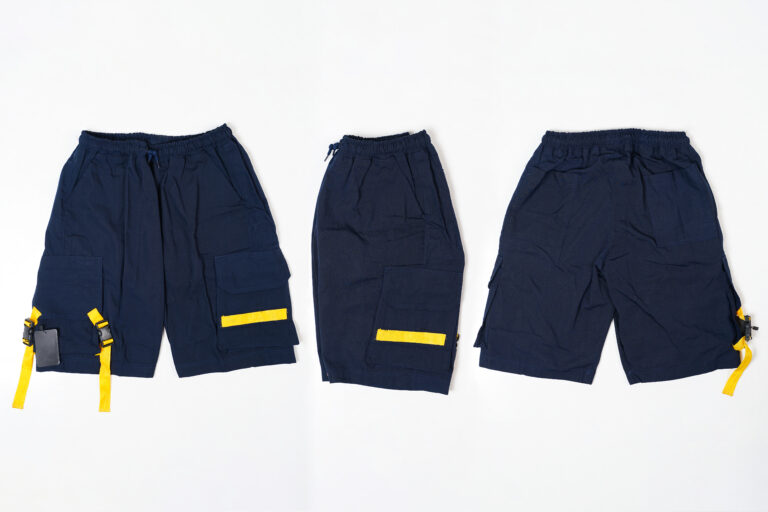 Men's,Short,Cargo,Pants,With,Plain,Motif,Isolated,On,White