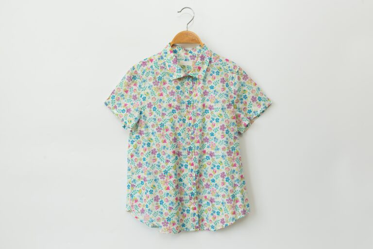 Woman,Blouse,With,Summer,Blouse,Cotton,On,White,Background.flat,Lay